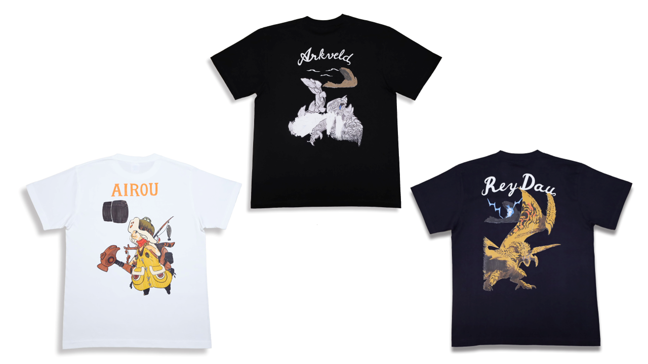 メタスカ×モンスターハンターワイルズのオリジナルTシャツ